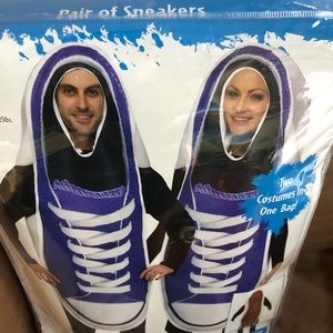 Pair of sneakers costume one size fits all